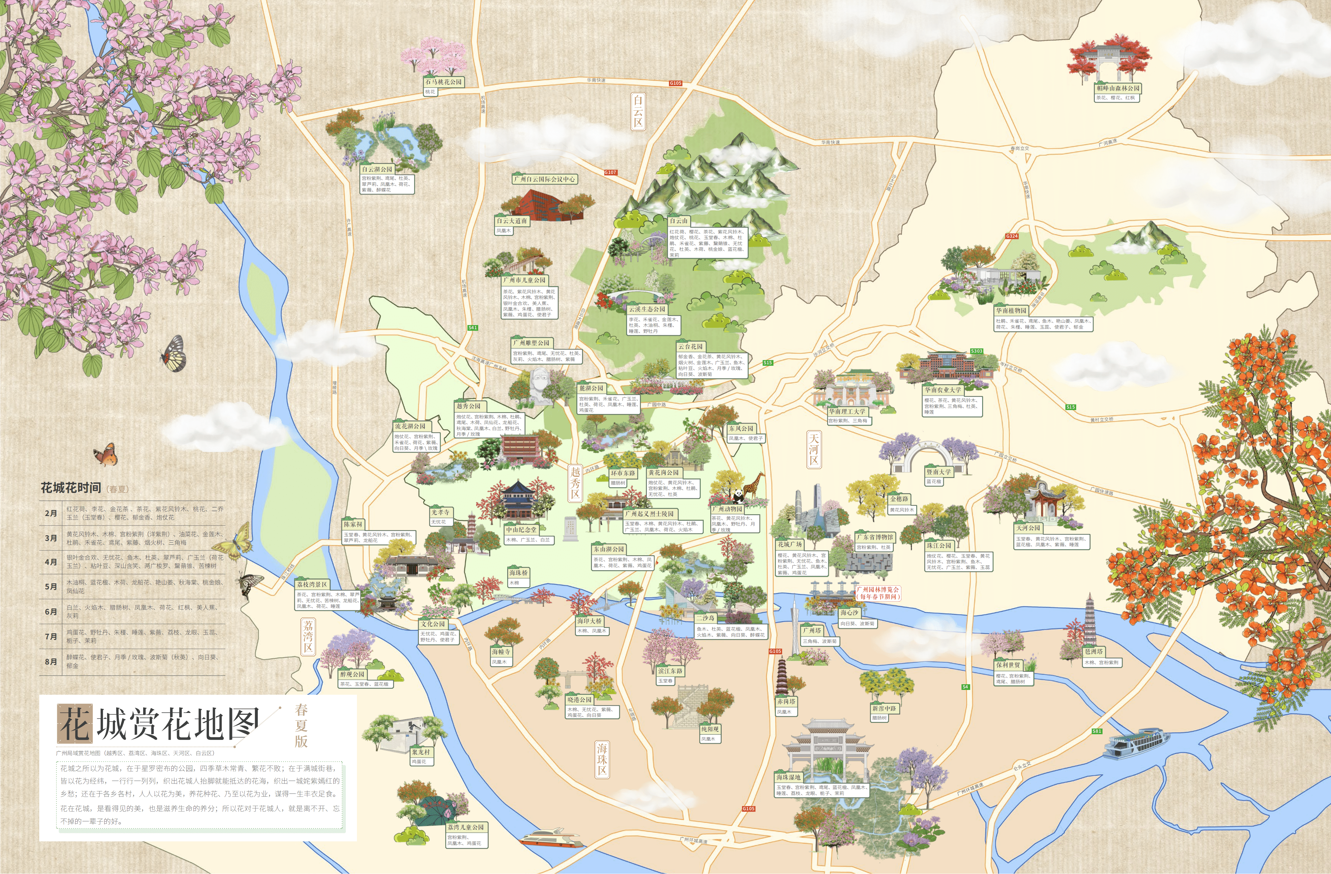 賞花地圖春夏版