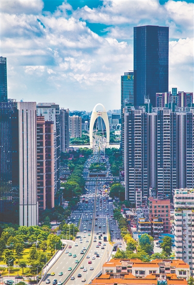 經(jīng)過多日雨水洗刷，廣州大氣非常通透。