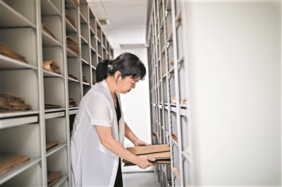 華南植物園科研區(qū)的標(biāo)本館中共有110萬份標(biāo)本