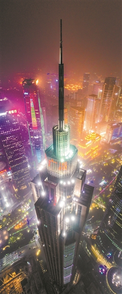 廣晟國際大廈高360米,主要用作寫字樓。