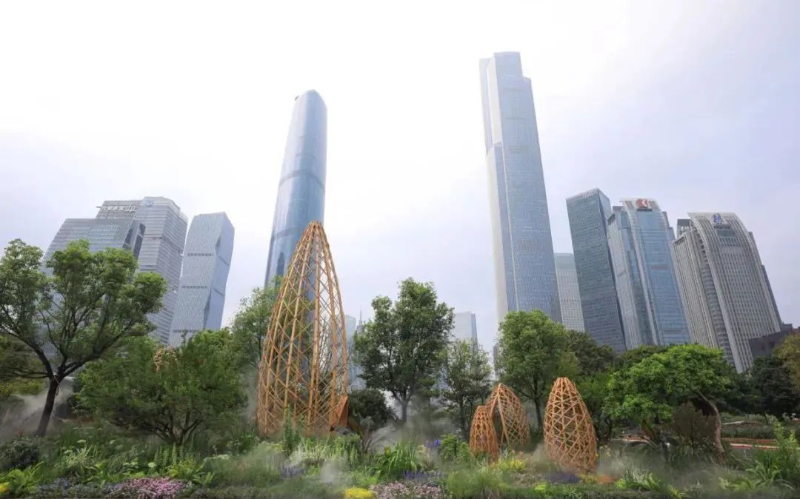 英國切爾西花展最高獎項作品“廣州花園”亮相花城廣場