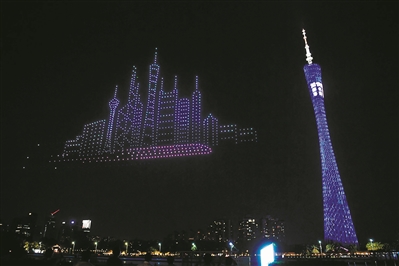 千架無人機演繹《南沙方案》