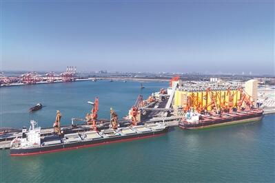 廣州港糧食通用碼頭港外糧食輸送系統動工