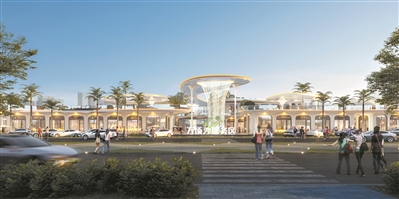 華南首個門戶型服務區 萬頃沙服務區露“真容”