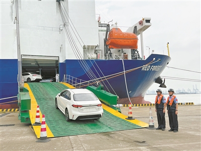 二手車出口成南沙外貿新增長點