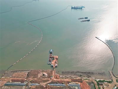 南沙港區國際通用碼頭建設全面提速