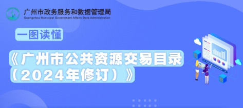 【一圖讀懂】《廣州市公共資源交易目錄（2024年修訂）》圖文解讀