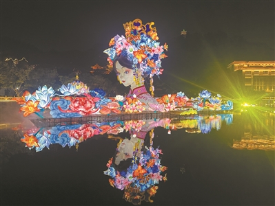 萬盞彩燈 55萬人涌入超級燈會